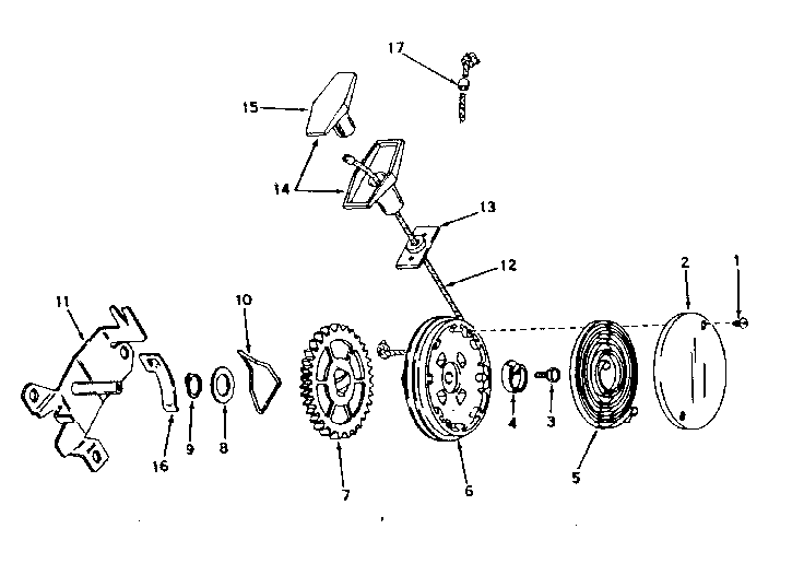 Side mount rewind starter no. 590429a