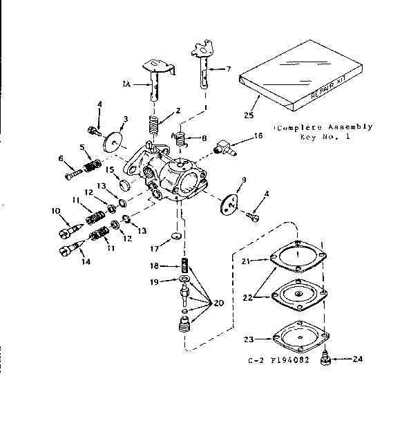 CARBURETOR NO. 630986