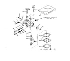 Craftsman 143194082 carburetor no. 630986 diagram