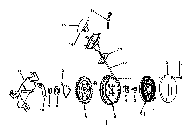 Side mount rewind starter no. 590429a