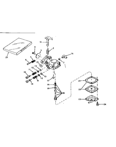 Carburetor no. 631448