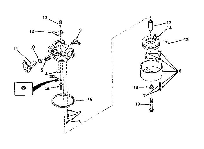 Carburetor no. 631532