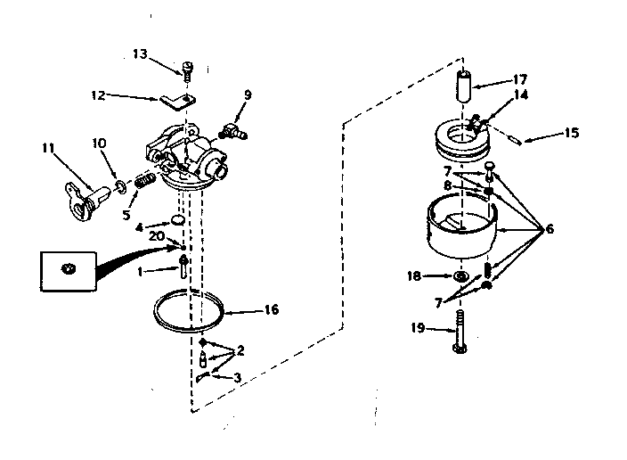 Carburetor no. 631532