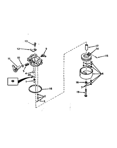 Carburetor no. 631532