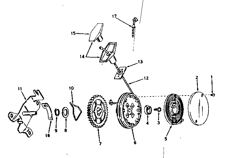 Side mount rewind starter no. 590429a