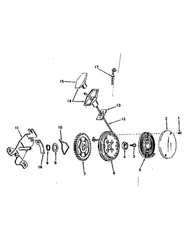 Side mount rewind starter no. 590429a