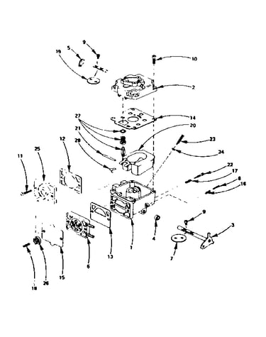 Carburetor parts group