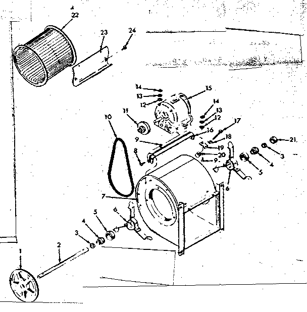 H - q blower assembly