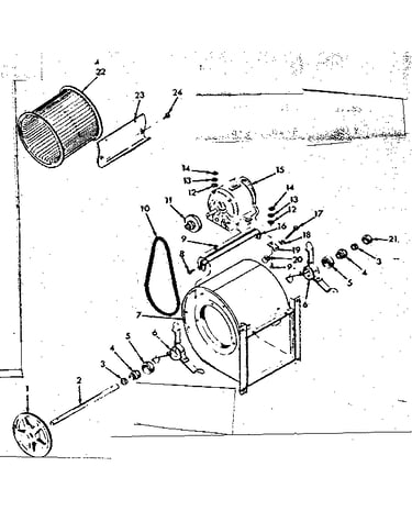 H - q blower assembly