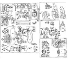 Briggs & Stratton 320420 TO 320428 (0010 - 0028) engine assembly diagram
