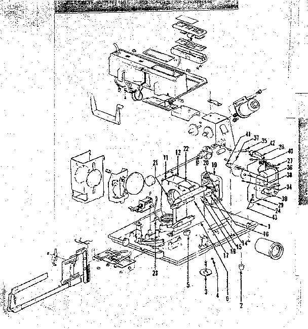 BLOWER, APERTURE AND CYCLE MECHANISM