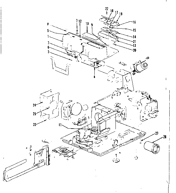 Tray channel and remote control assemblies