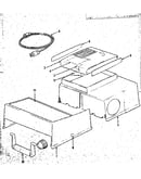 Housing and tray cover assemblies