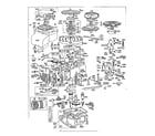 Briggs & Stratton 190700 TO 190799 (0010 - 0017) replacement parts diagram