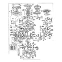 Briggs & Stratton 190700 TO 190799 (0010 - 0017) replacement parts diagram