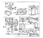 Briggs & Stratton 190700 TO 190799 (5010 - 5156) carburetor and fuel tank assembly diagram