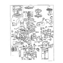 Briggs & Stratton 190700 TO 190799 (5515 - 5528) replacement parts diagram