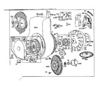 Briggs & Stratton 170400 TO 170499 (0510 - 0570) flywheel assembly diagram