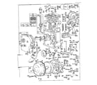 Briggs & Stratton 190400 TO 190499 (0010 - 0070) replacement parts diagram