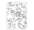 Briggs & Stratton 401700 TO 401799 (0010 - 0011) engine assembly diagram