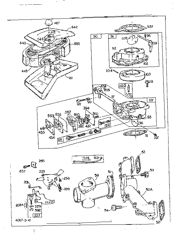 Carburetor assembly