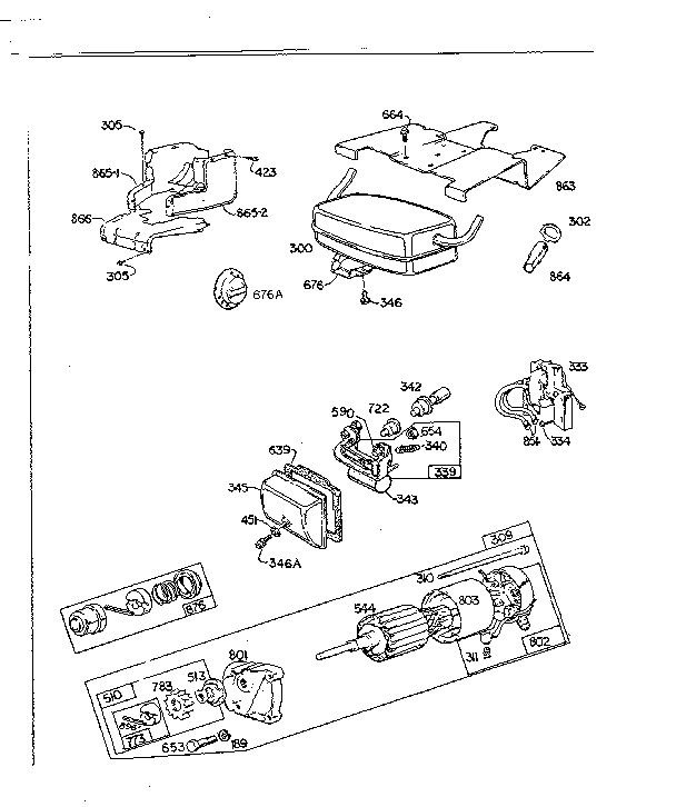 Starting motor