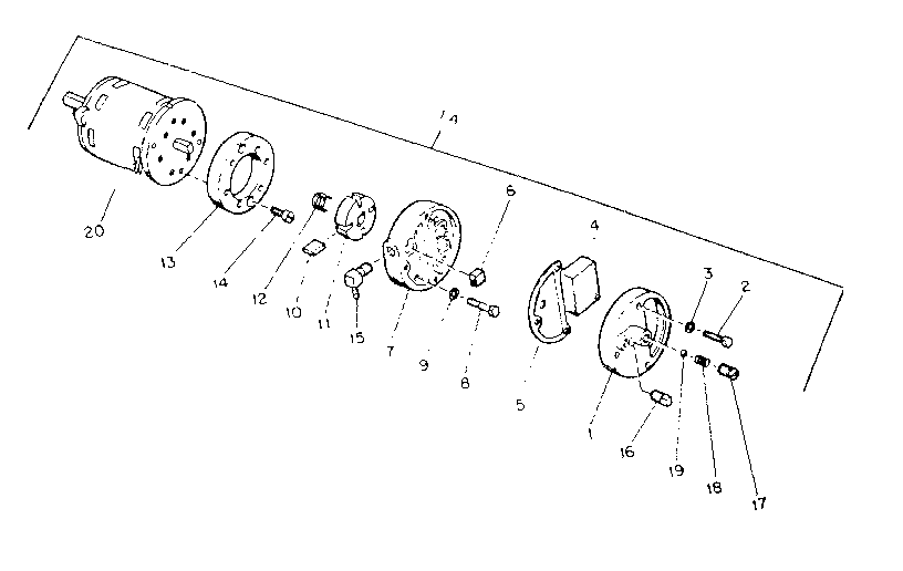 Motor package assembly