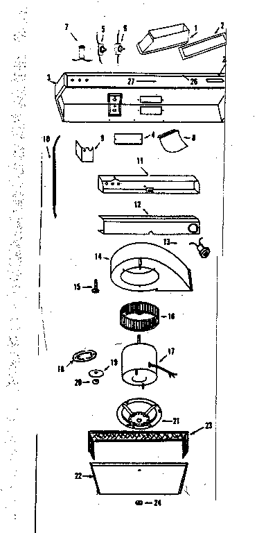 RANGE HOOD ASSEMBLY