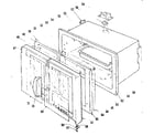 Kenmore 1019126440 oven section diagram