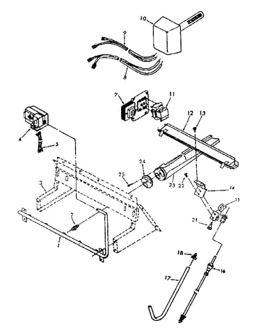 Gas burners and manifold