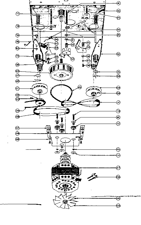 Bottom of mechanism