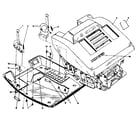 Sears 60358070 case upper, tray & components diagram