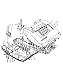 Case upper, tray & components