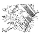 Sears 60358070 rack and associated parts diagram
