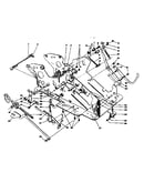 Base plate, side frames and various function levers