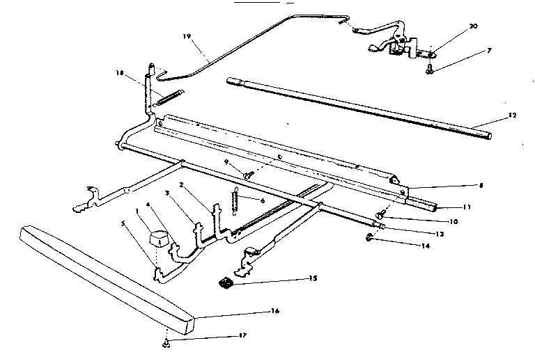 KEY LEVER & SPACE BAR