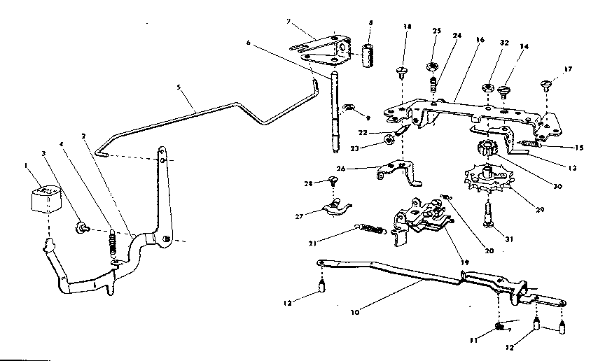 Back space & escapement