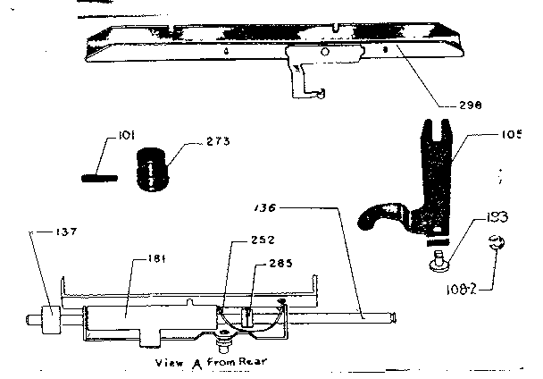 PIN CARRIAGE AND FRAME UNIT