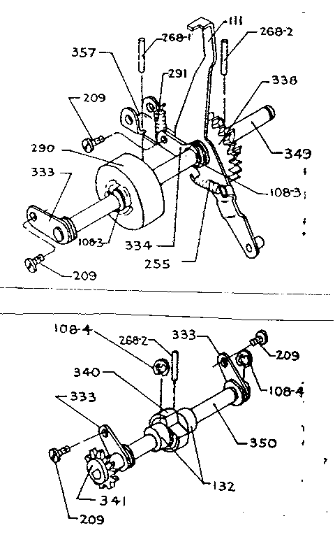 PAPER SPACE SHAFT ROLLER ASSEMBLY