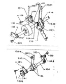 Paper space shaft roller assembly