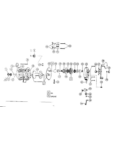 Trolling reel assembly