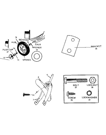 Fender and bracket assembly