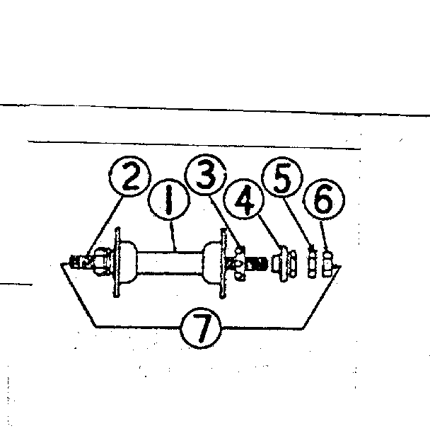 Front hub parts