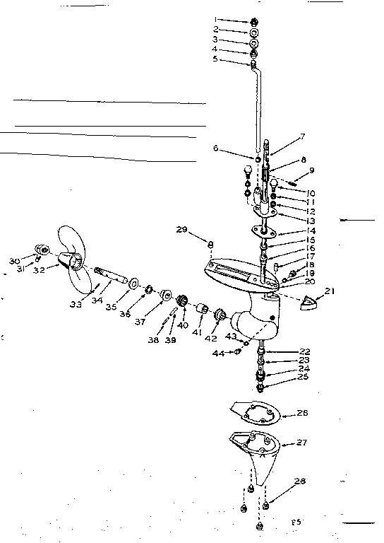 Gear box assembly