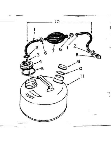 Optional gas tank no. 5973