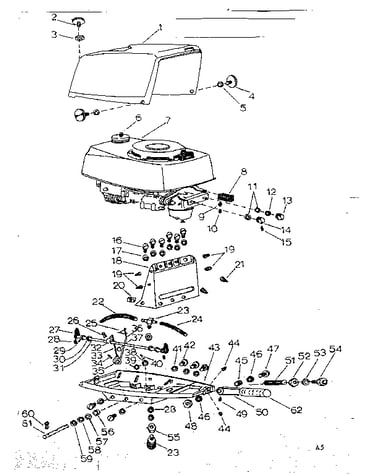 Shroud & controls assembly
