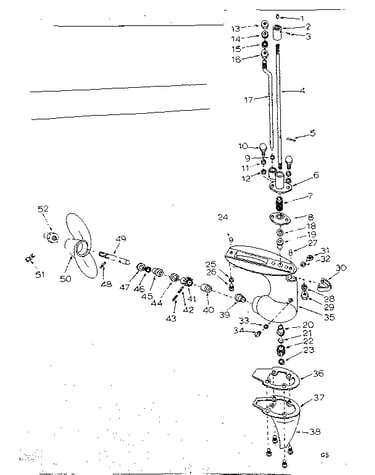 Gear housing assembly