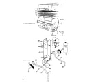 Kenmore 2582305770 grill and burner section diagram