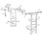 Sears 51272814-78 top bar assembly diagram