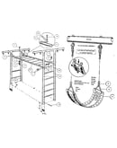 Climber and swing assembly